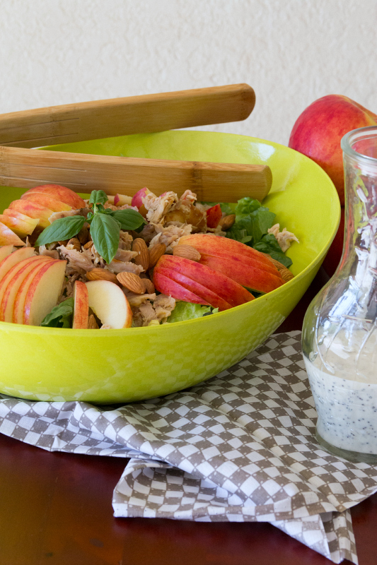 Apple & Chicken Salad with Honey Poppyseed Dressing