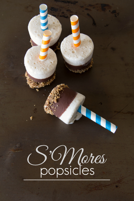 S'Mores Popsicles {so easy and delicious, plus they are gluten free and dairy free}