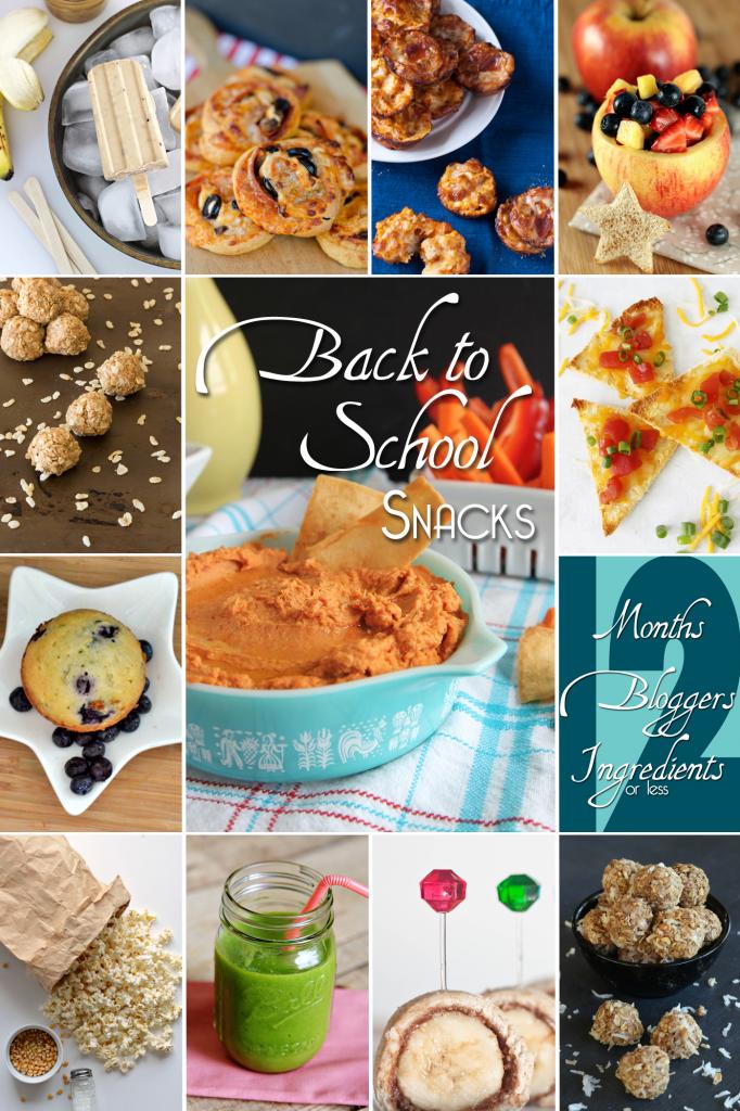 12 Easy After School Snacks