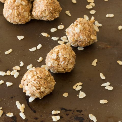 No-Bake Almond Protein Bites