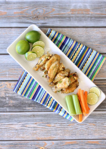 Margarita Lime Baked Chicken Wings