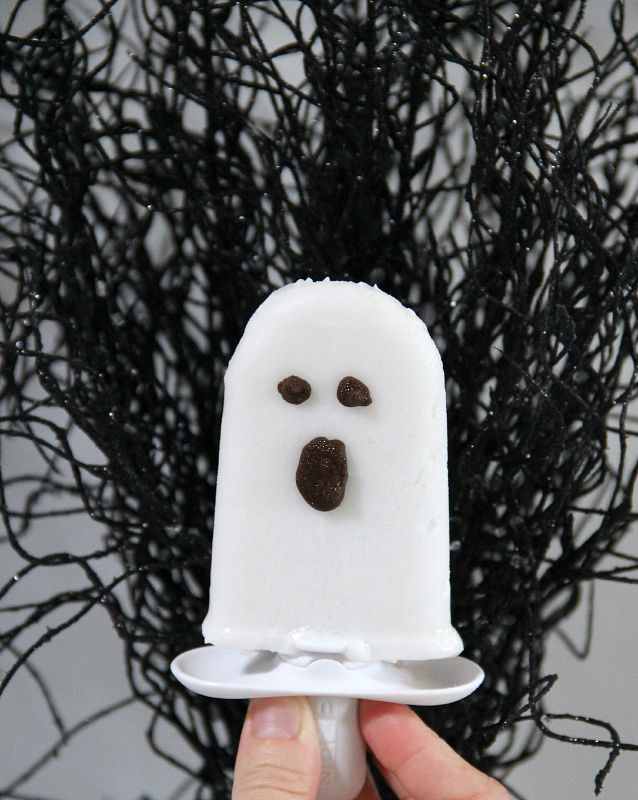 Coconut Ghost Popsicles