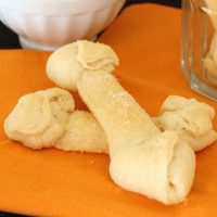 Breadstick Bones and Dip Halloween Appetizer