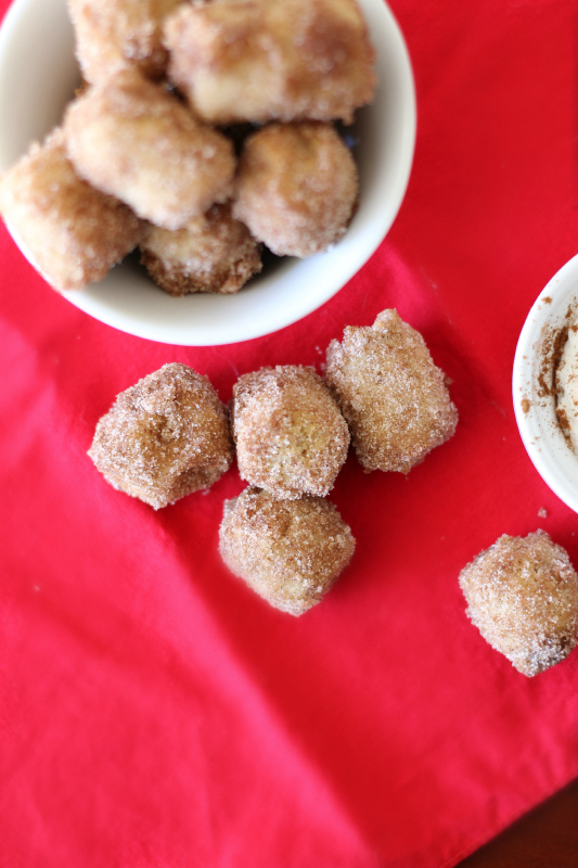 Churro Bites...taste just as good as the ones at Disneyland or Costco, but bite sized!