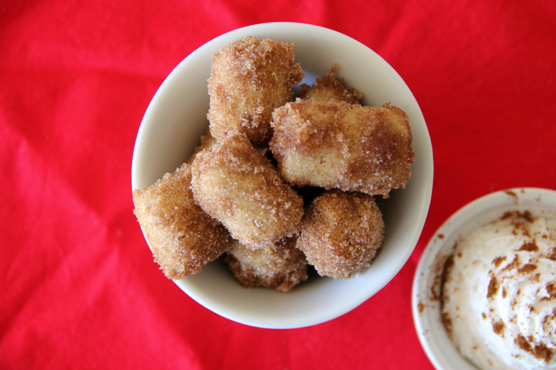 Churro Bites...taste just as good as the ones at Disneyland or Costco, but bite sized!