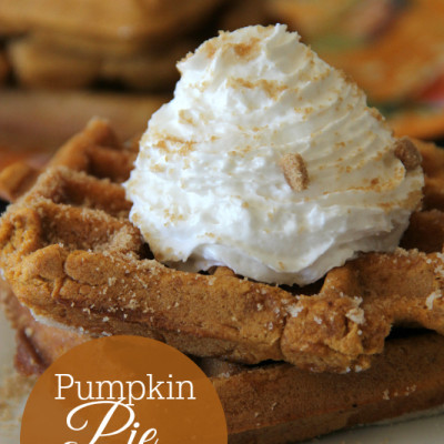 Easy Pumpkin Pie Waffles