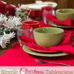 Simple Christmas Tablescape
