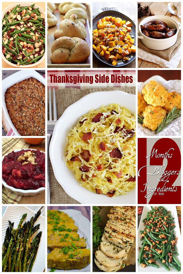 12 Thanksgiving Side Dishes #12bloggers