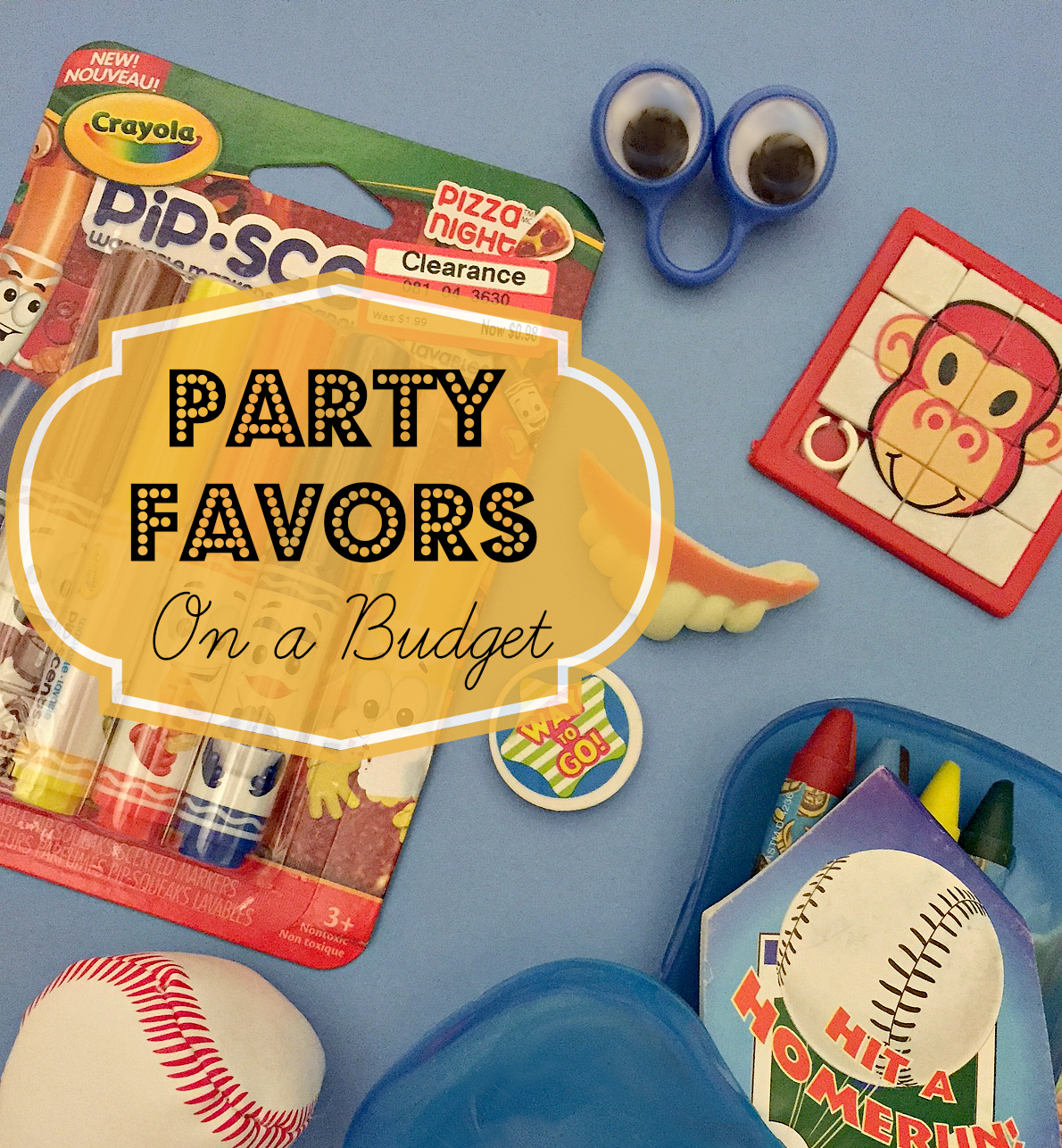 Birthday party costs add up quickly!  Save money with my Party Favors on a Budget ideas or make your own party favors.  