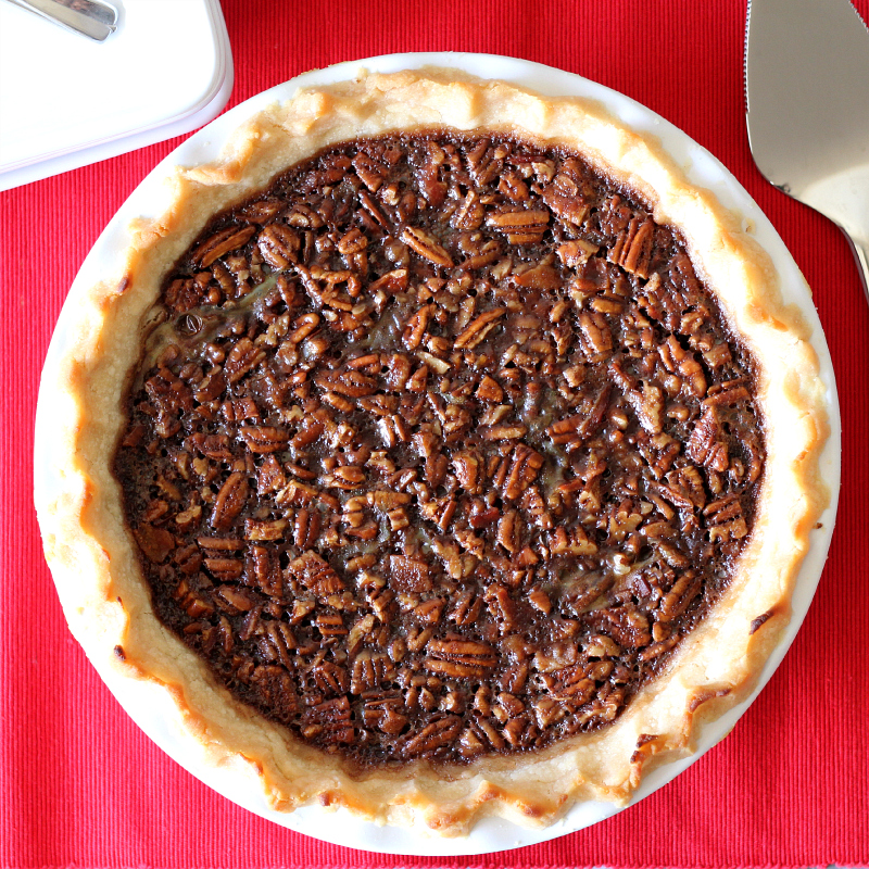 Bacon Bourbon Chocolate Pecan Pie