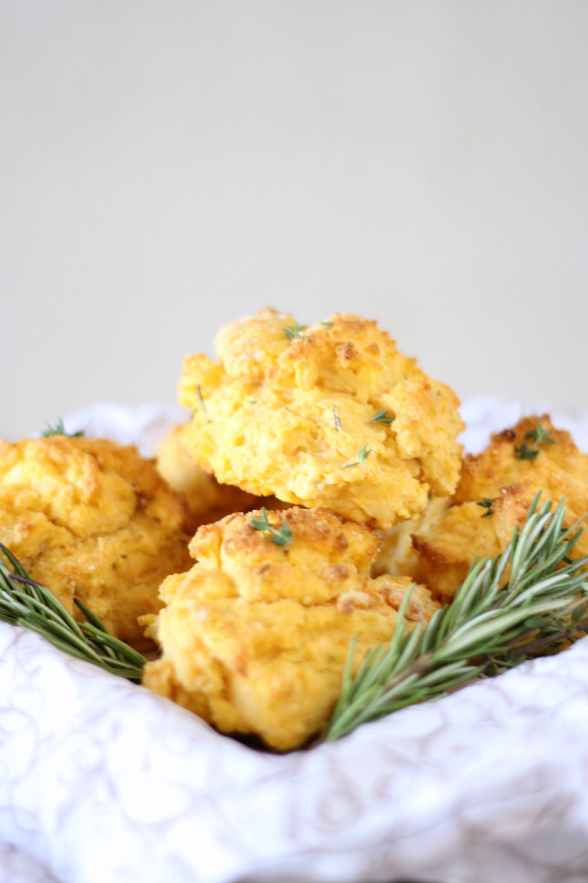 Herbed Sweet Potato Biscuits {gluten free}