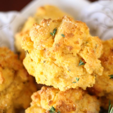 Herbed Sweet Potato Biscuits {gluten free}