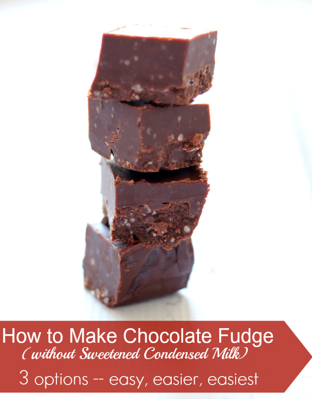 How To Make Chocolate Fudge Without