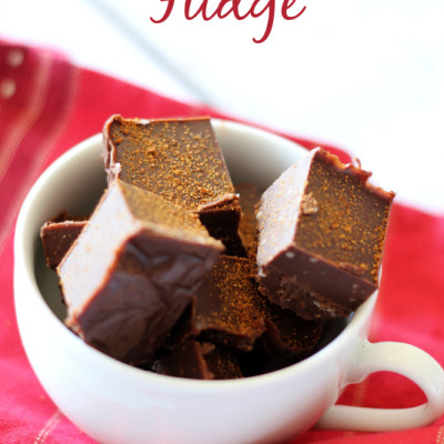 Mexican Hot Cocoa Fudge