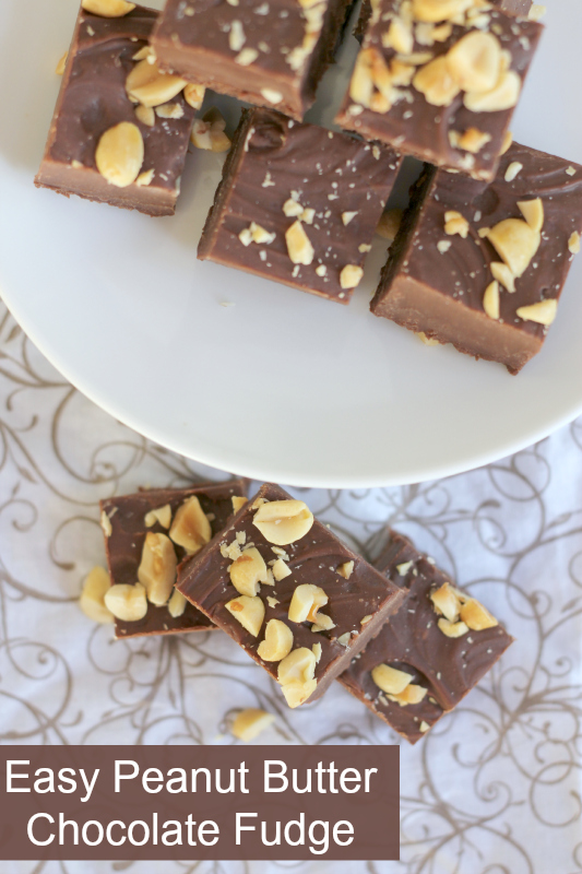 Easy Peanut Butter Chocolate Fudge