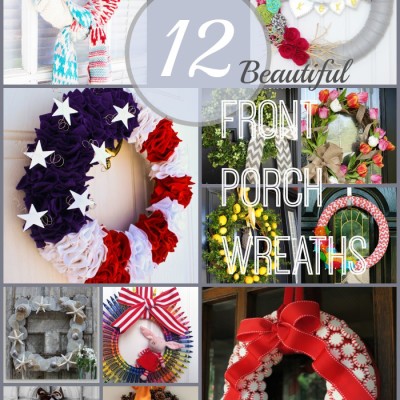 12 Beautiful Front Porch Wreaths