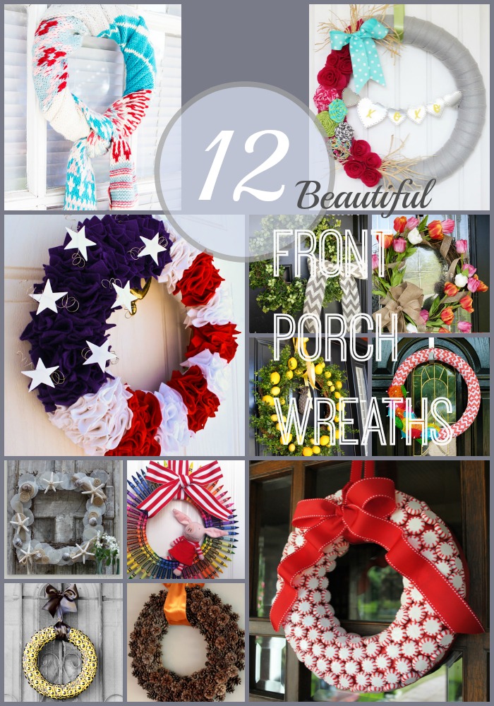 12 Beautiful Front Porch Wreaths