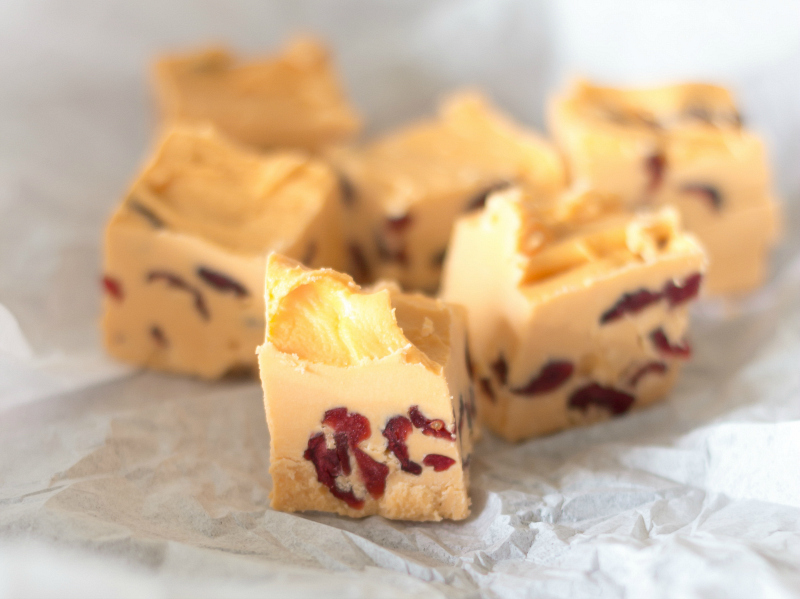 Cranberry Orange Fudge