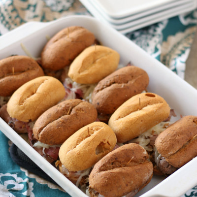 Baked Hot Pastrami Sliders