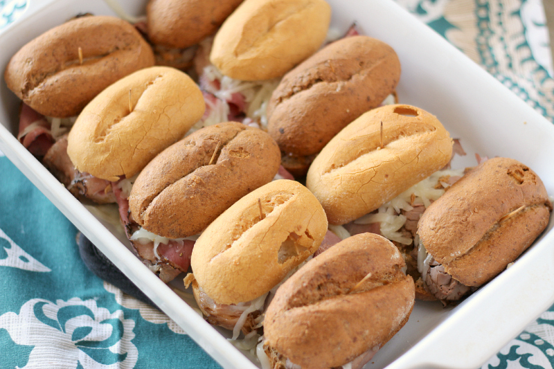 Baked Hot Pastrami Sliders