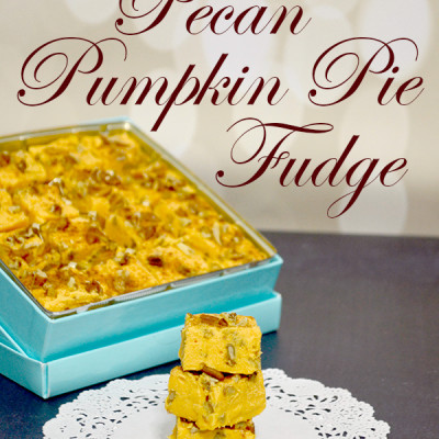 Pumpkin Pie Fudge Recipe