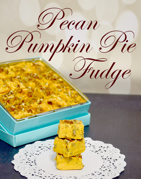 Pecan Pumpkin Pie Fudge Recipe