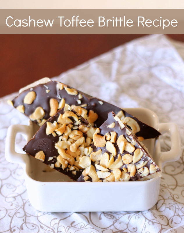 Cashew Toffee Brittle Recipe