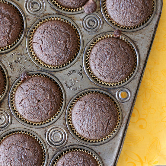 I love these easy and delicious Gluten Free Chocolate Muffins that are low in fat and so will you!