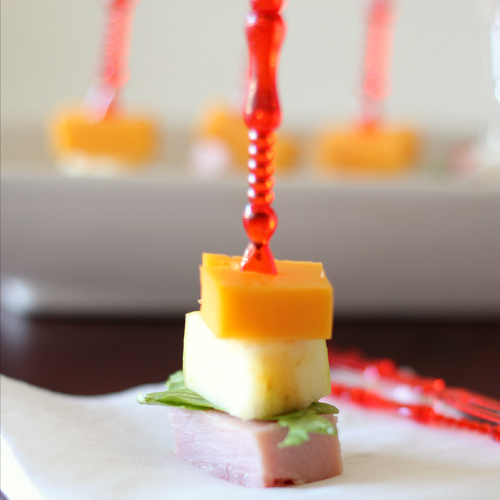 Ham, Apple, & Cheddar Appetizers