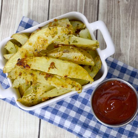 Baked Garlic Parmesan Fries