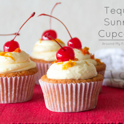 Tequila Sunrise Cupcakes