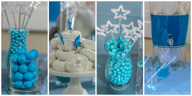 Cinderella Party Food Collage