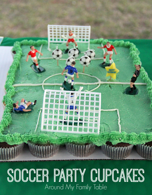 Soccer Party Cupcakes