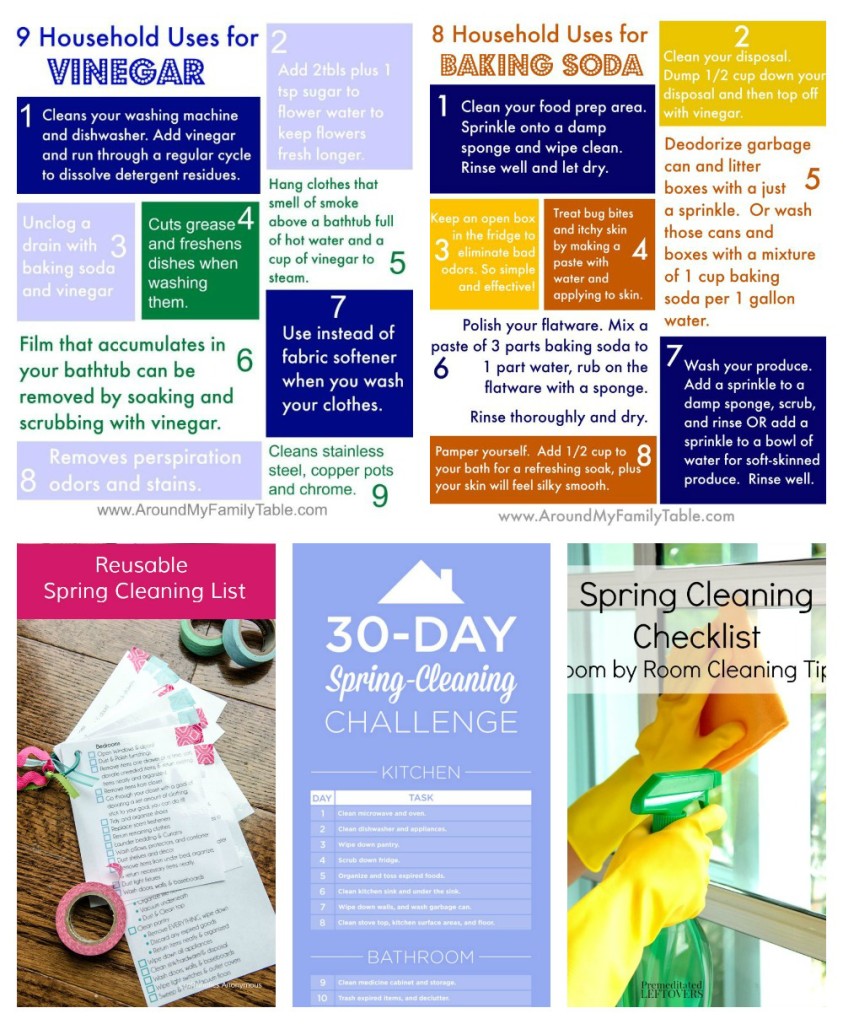 25 Spring Cleaning Tips & Tricks Around My Family Tables