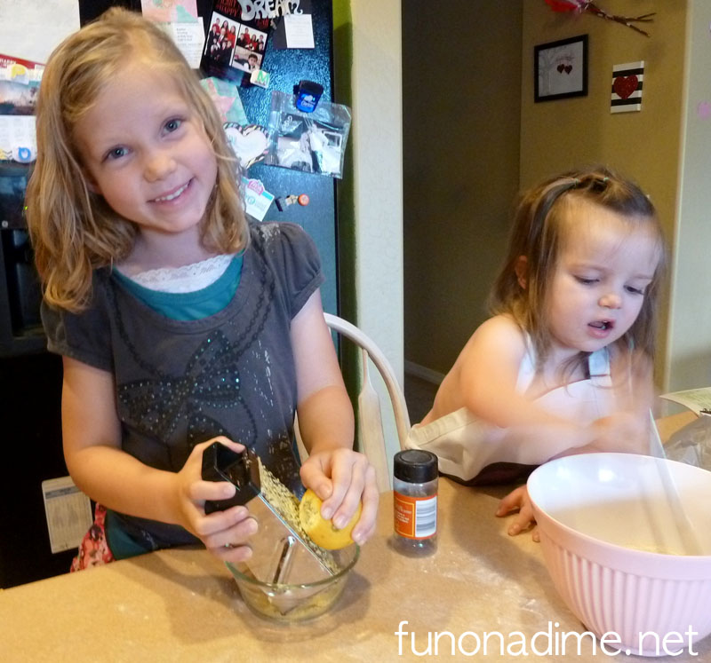 Honey Lemon Pound Cake Muffins with homemade lemon zest too!