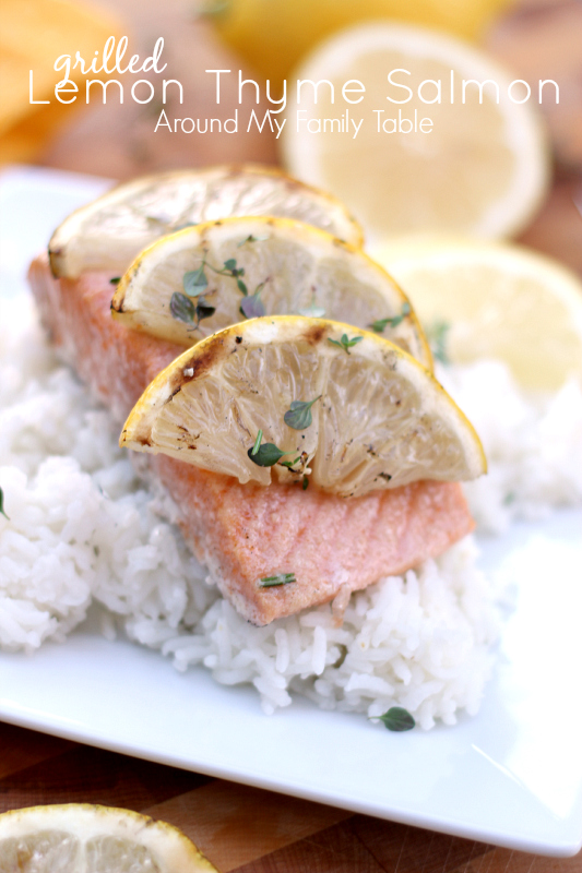 Grilled Lemon Thyme Salmon