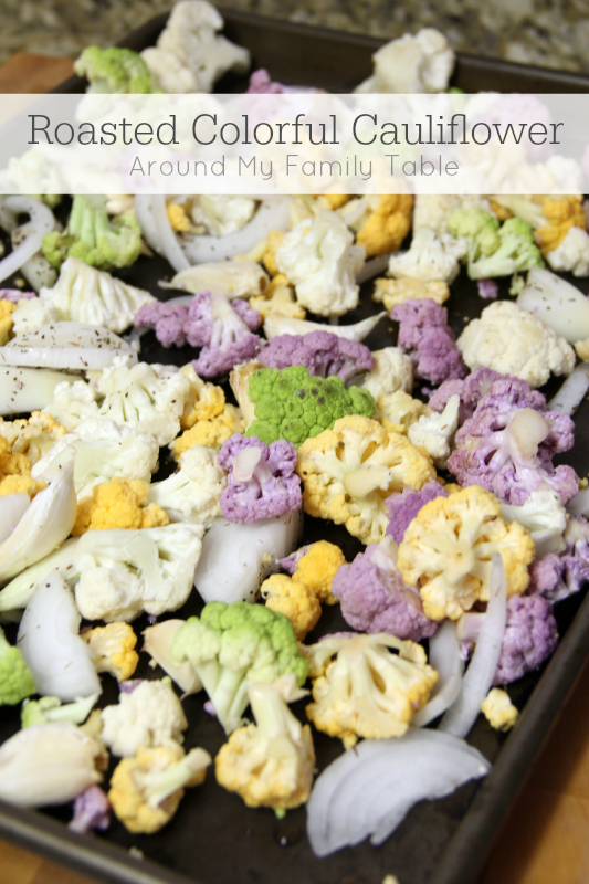 Roasted Colorful Cauliflower