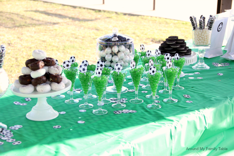 Soccer Theme Party Ideas Around My Family Table