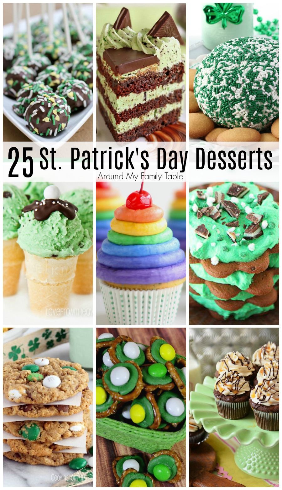 Have some fun with your favorite little leprechaun and whip up one (or a few) of these 25 St. Patrick’s Day Desserts that will have anyone saying, “Top ‘o the mornin’ to you!”