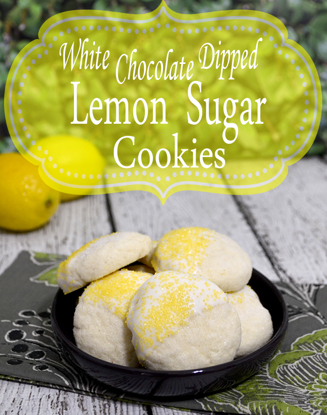 White Chocolate Topped Sugar Cookies Recipe