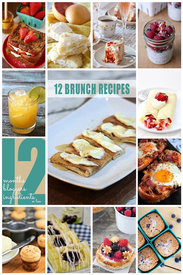 12 Brunch recipes with 12 Ingredients or Less