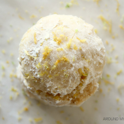 Grapefruit Crinkle Cookies