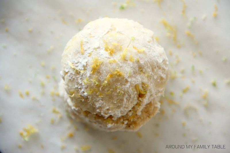 Grapefruit Crinkle Cookies 