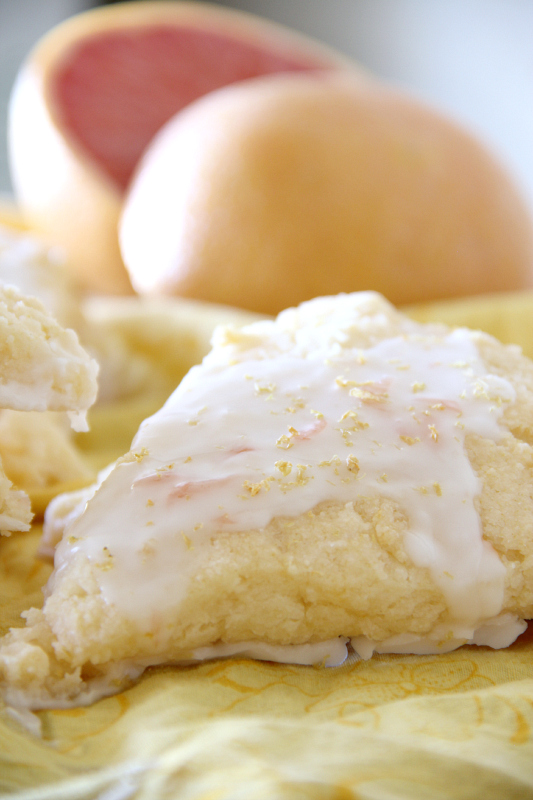 Grapefruit Scones are the perfect breakfast!  They are gluten free, dairy free, and vegan!  