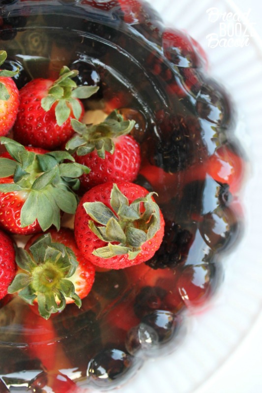 Fizzy Berries Jello Mold