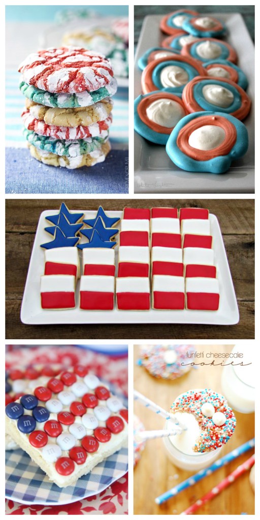 ~No Fail 4th of July Red, White & Blue Cookies