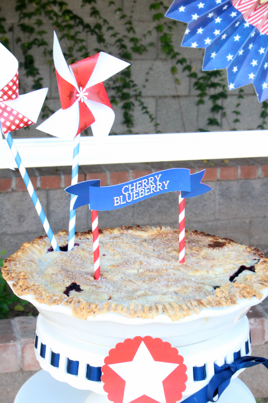 I've been making this Cherry Blueberry Pie for over 15 years and it is, by far, my favorite summer pie.  It's amazingly simple and the cherry blueberry combo is scrumptious!