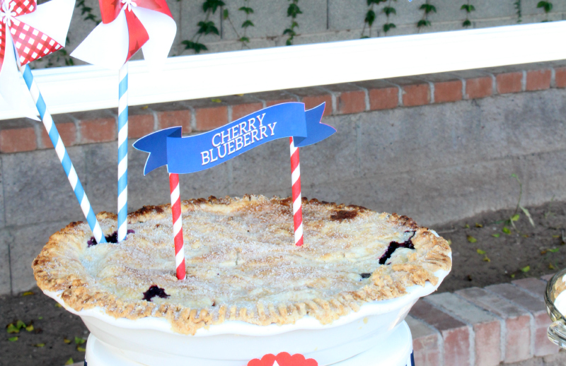 I've been making this Cherry Blueberry Pie for over 15 years and it is, by far, my favorite summer pie.  It's amazingly simple and the cherry blueberry combo is scrumptious!