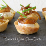 Sweet Onion & Goat Cheese Tarts