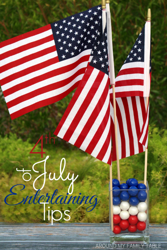 Invite your friends and family over for a fun and festive 4th of July Party. These 4th of July Entertaining Tips are all you need for a fun holiday party!